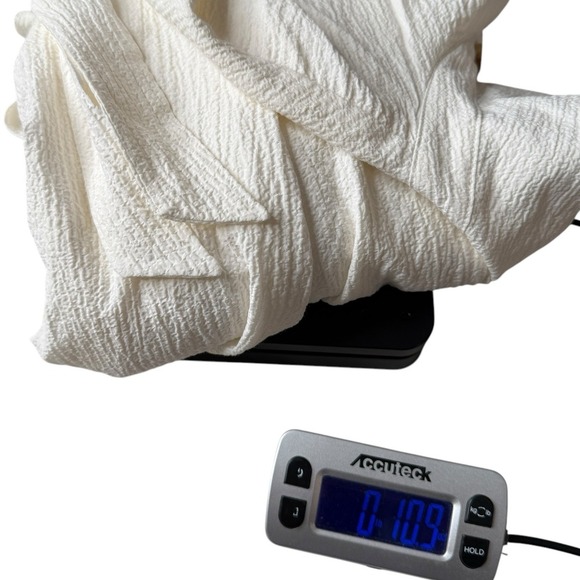 Calvin‎ Klein Women’s Button Up Short Sleeve Shirt Dress Cream White Size 4 - Picture 5 of 7